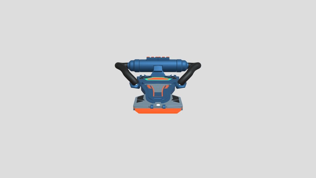 Sci Fi Hoverboard Low Poly