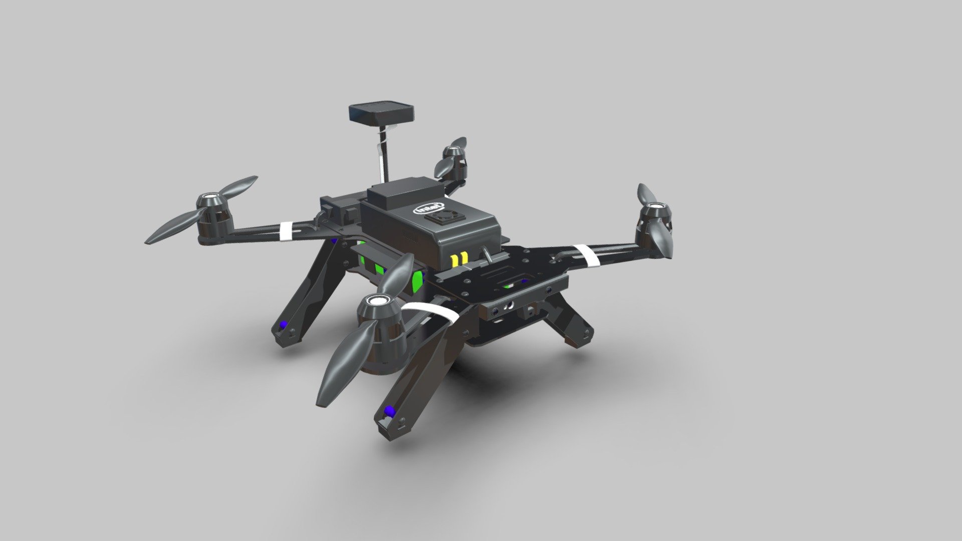 Intel Aero 3d Model By Reyadbader 6db2b6e Sketchfab 