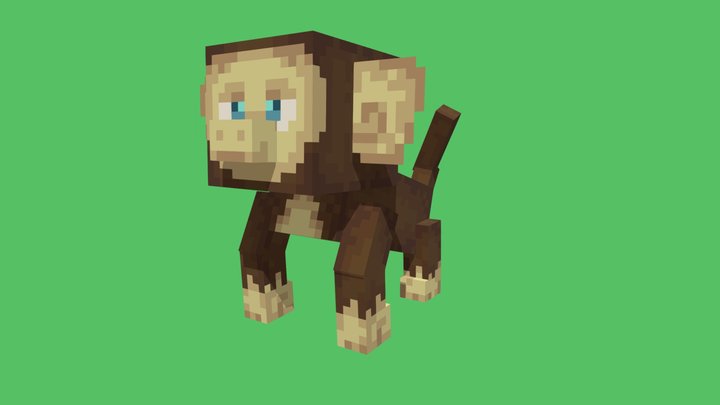 monkey 3D Model