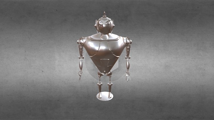 FaceFish-Robot 3D Model