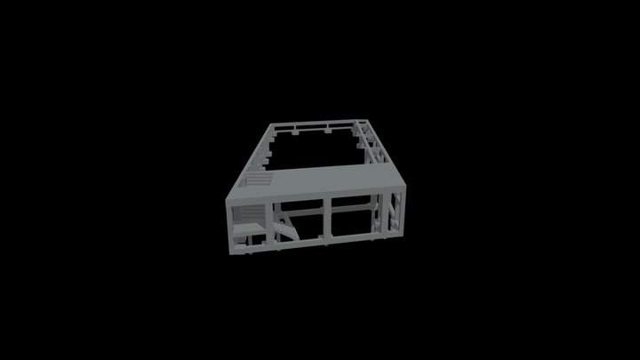 FUNDAÇÃO DE GALPÃO METÁLICO - CONDE/PB 3D Model