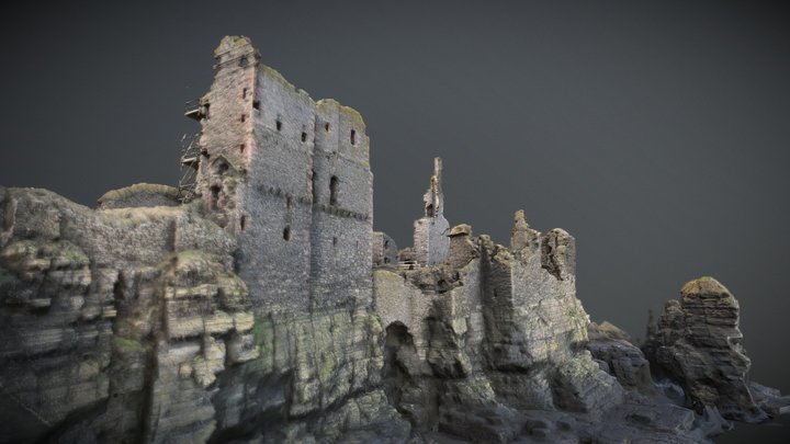 Castle Girnigoe 2021 3D Model