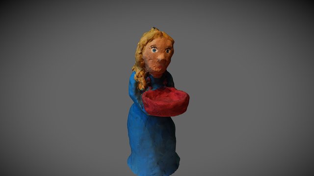 Clay figure 3D Model