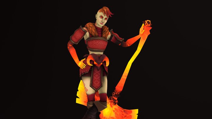 Ember - League of Legends Fan Art 3D Model