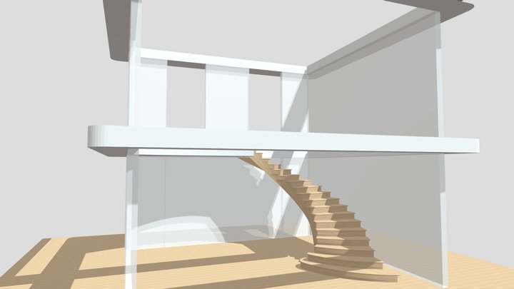 Feldman 8 Willow Trophy Room with lines_tangent 3D Model