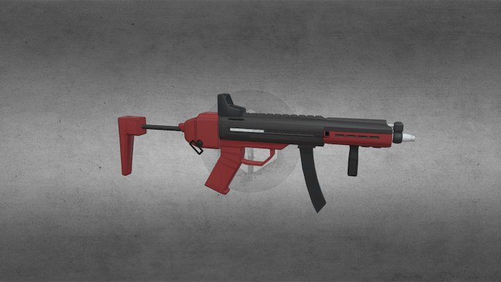 Gun-weapon-submachinegun 3D models - Sketchfab