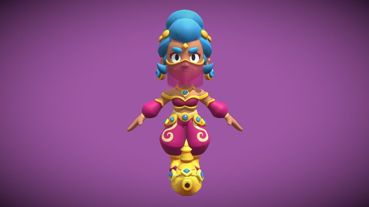 Shelly Dancer 3D Model
