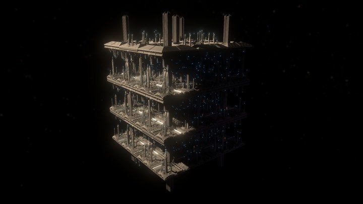 The City within the Stars 3D Model