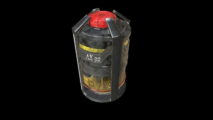 N.E.W. Technology Flashbang Grenade (Futuristic) 3D Model