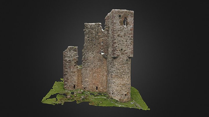 Ardvreck Castle, Highlands, Scotland 3D Model