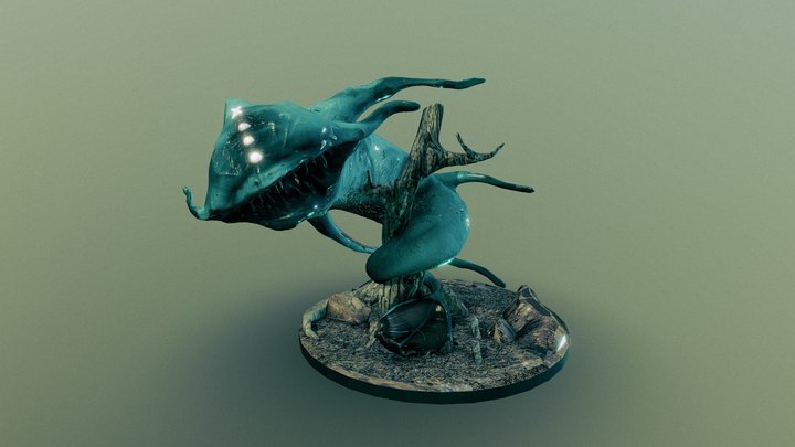 The Fallow Aboleth 3D Model