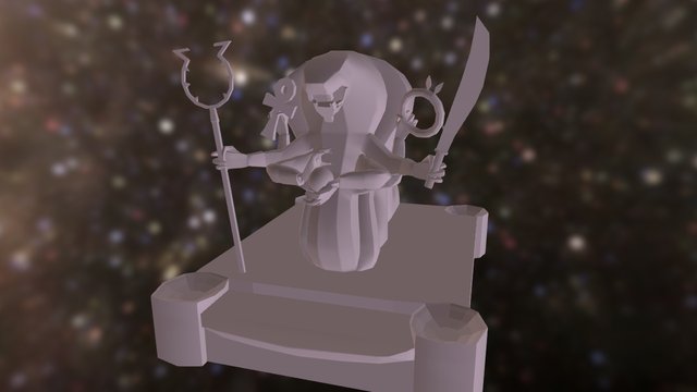 Altar Low poly 3D Model