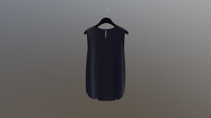 Bringam Poly Evening Blue 3D Model
