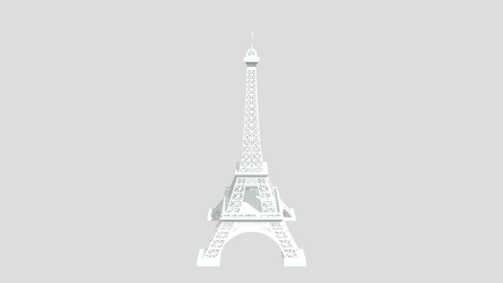 3D Model of the Eiffel Tower 3D Model
