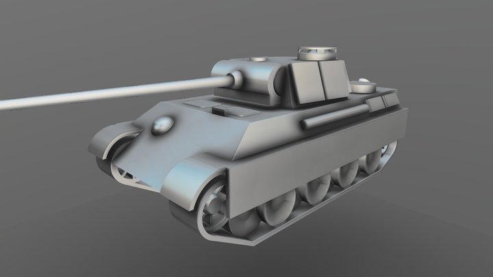 Panther Ausf G 3D Model
