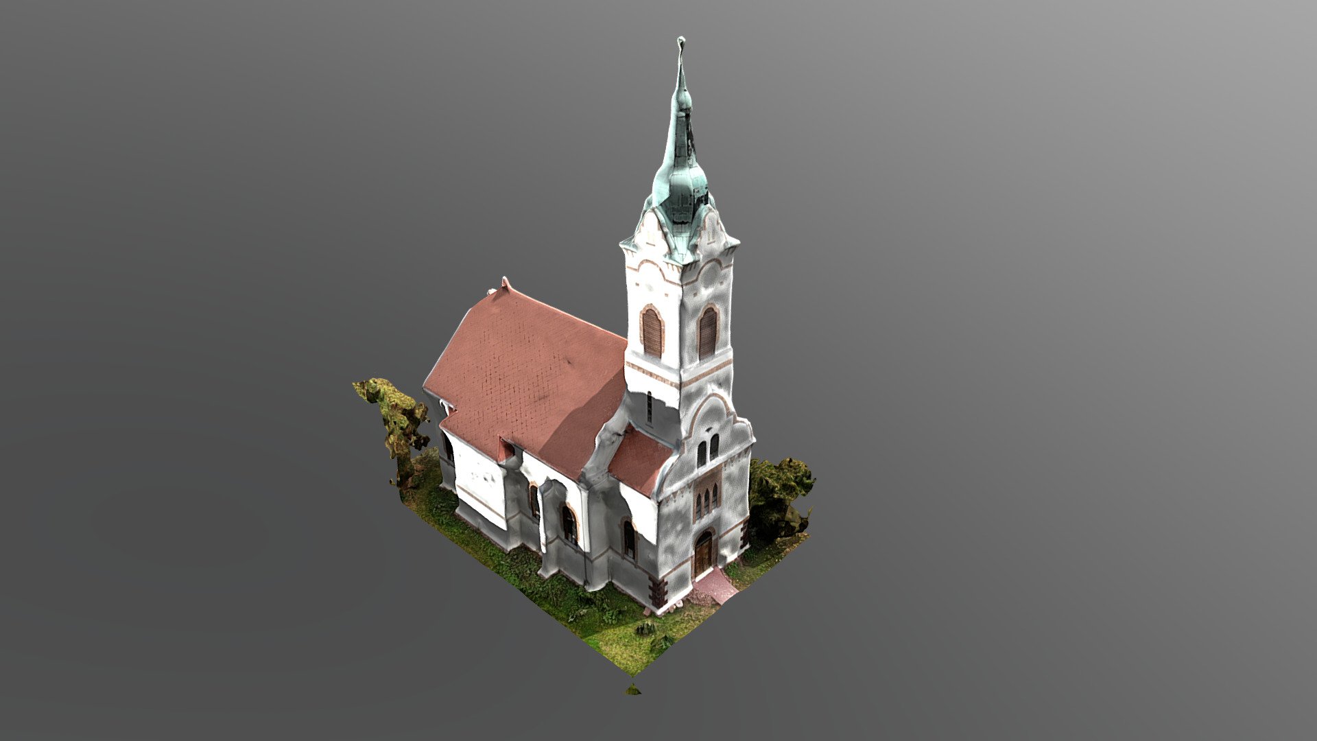 Ercsi református templom - 3D model by cuzi [6dc1b56] - Sketchfab