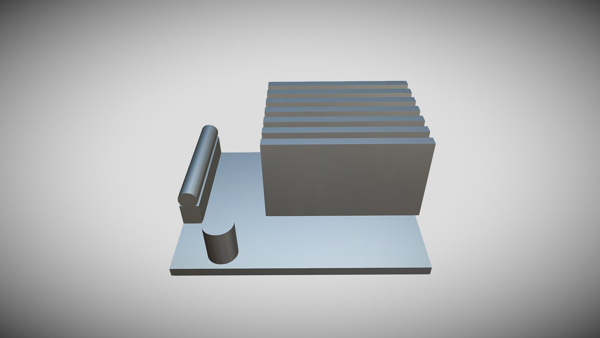 Cooling Electronics Using Heat Sink - Download Free 3D model by