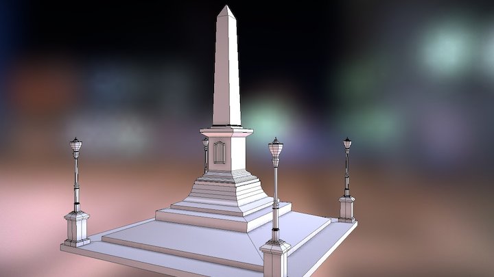 Obelisco 3D Model