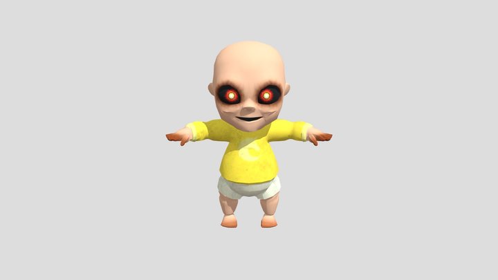 Scary Baby Doll 3D Model