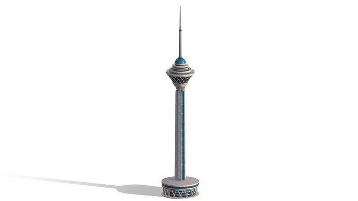 Milad Tower 3D Model