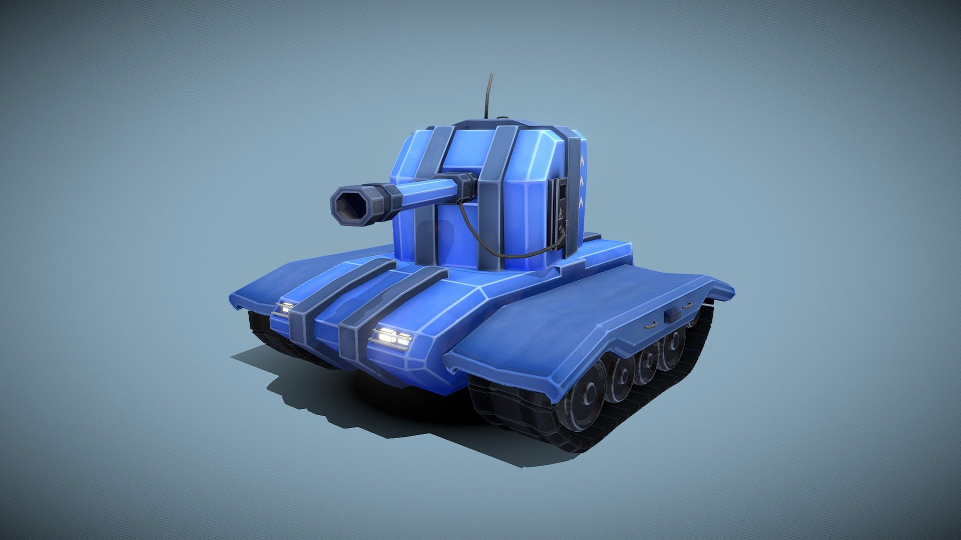 Low Poly Tank - Download Free 3D Model By Skyborg (@skyfaltus) [6dc49b3 ...