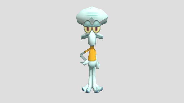 Drawn To Life Sponge Bob - Squidward Tentacles 3D Model