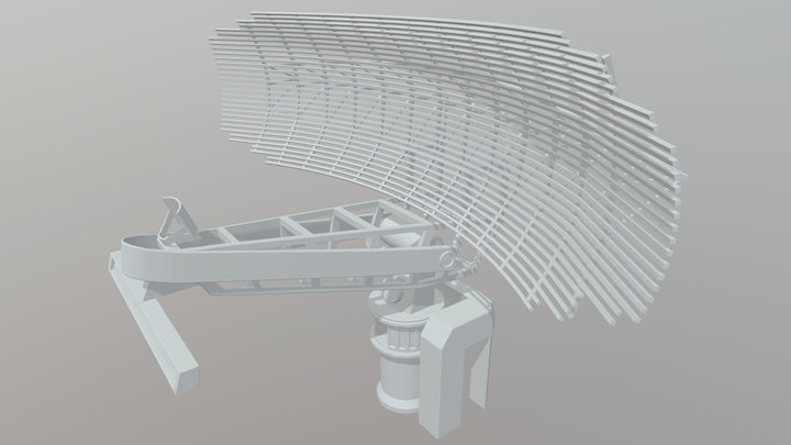 Air Search Radar 3D Model