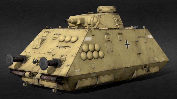 Artilleriewagen s.Sp. | WWII Armored Railcar