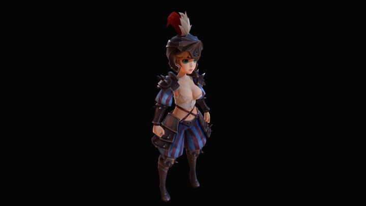 艾尔战士 3D Model