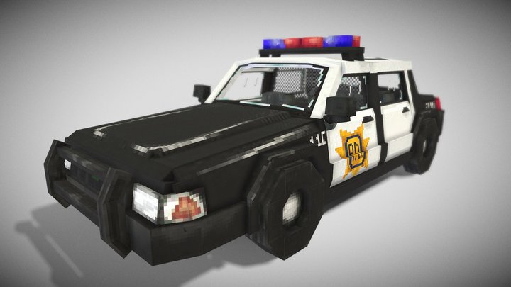 Ford Crown Victoria Police Interceptor 3D Model
