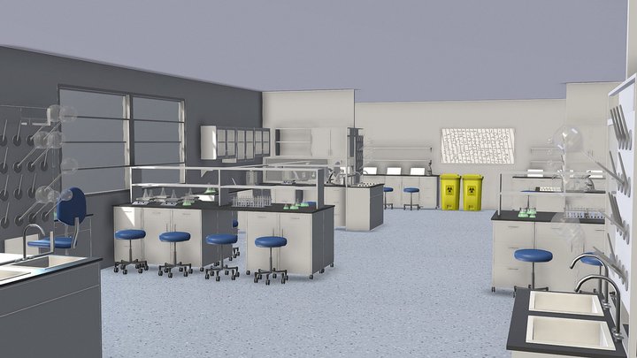 Virtueel laboratorium | Virtual Laboratory 3D Model