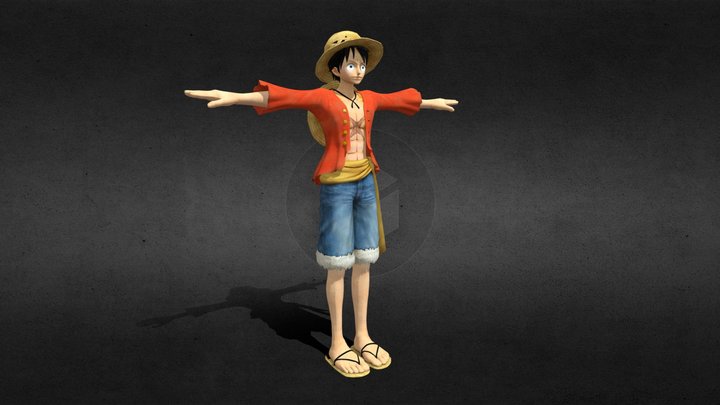 Monkey D. Luffy - One Piece 3D Model