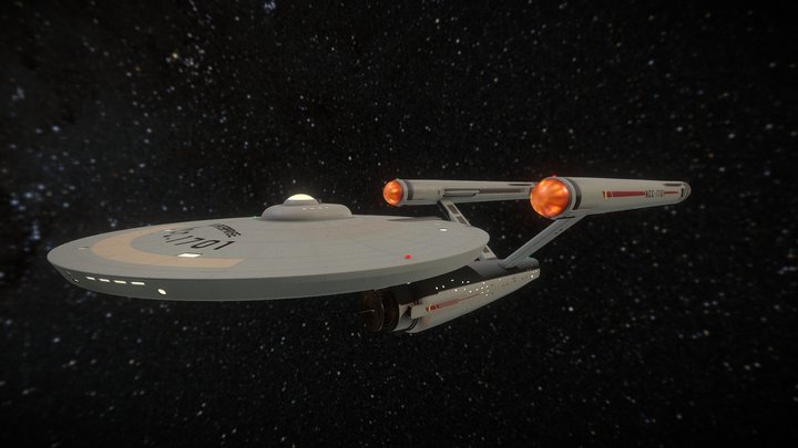 Star Trek - USS Enterprise Original Reedited 3D Model