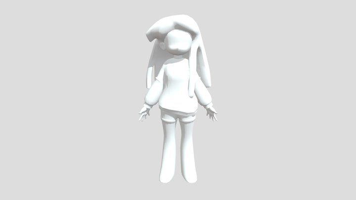 Smokegirl 3D Model