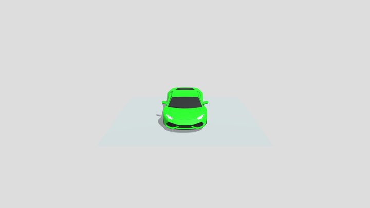 Lamborghini Huracan (Exterior) 3D Model