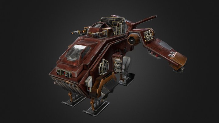 Stormraven Talon Gunship 3D Model