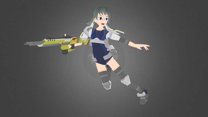 Hikari chan! 3D Model