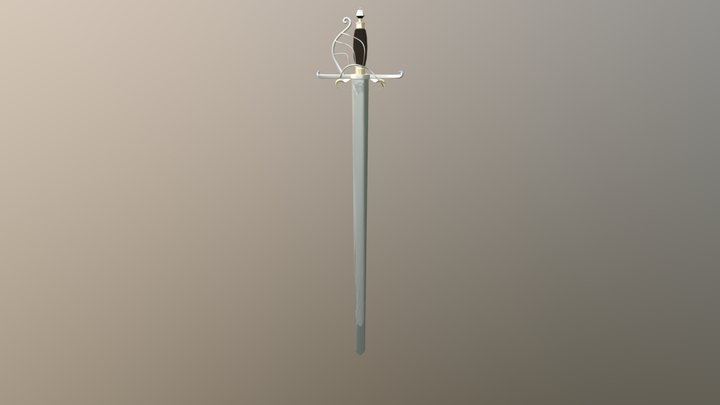 Rapier Sword A01339362 3D Model