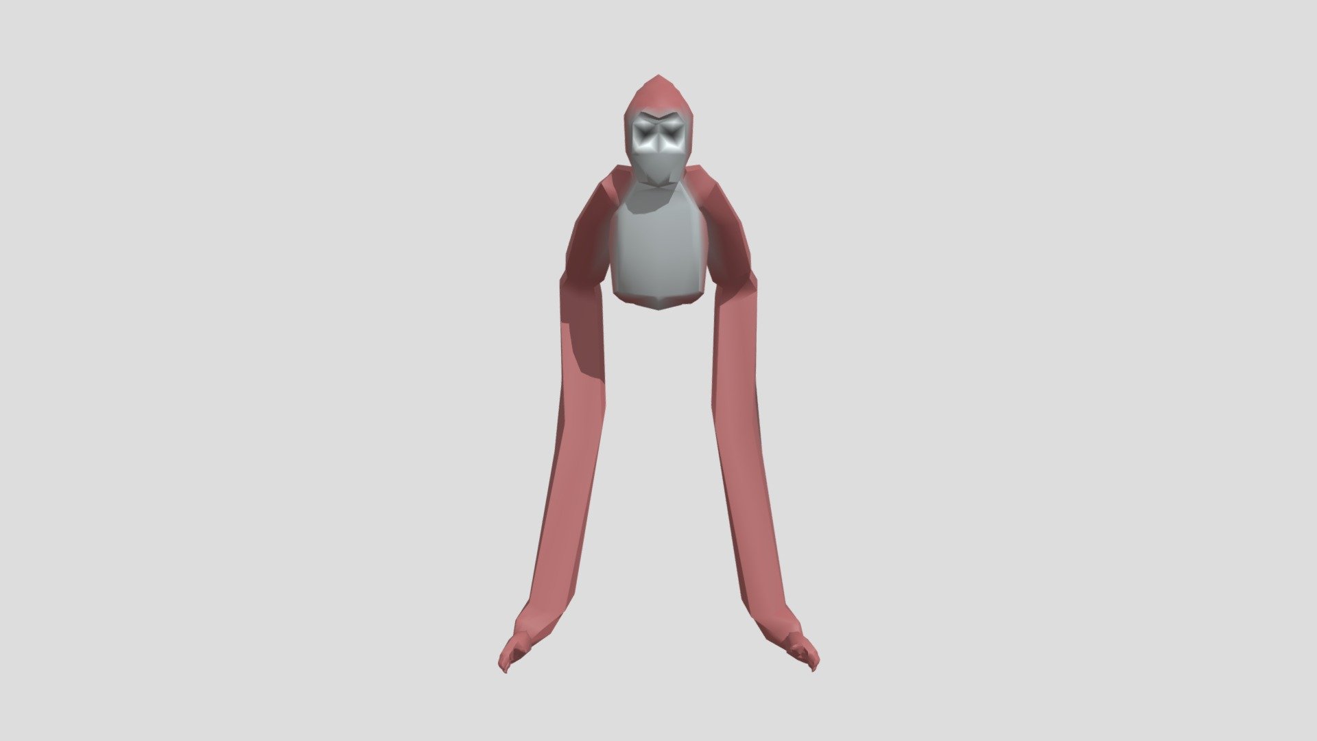 gorilla tag but it has more longer arms Download Free 3D model by