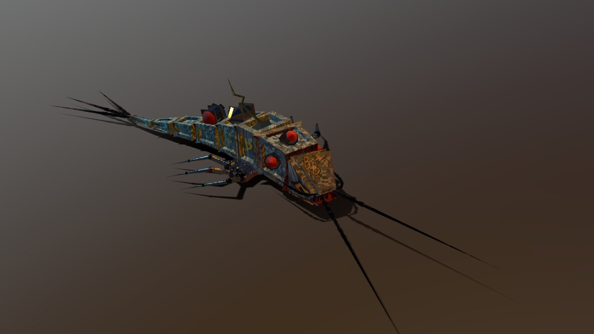 MechSilverfish - 3D model by NewtEmporer [6dccc48] - Sketchfab