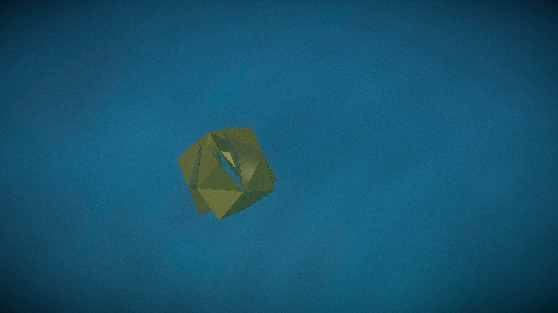 Folding Cube - Rhombic Dodecahedron