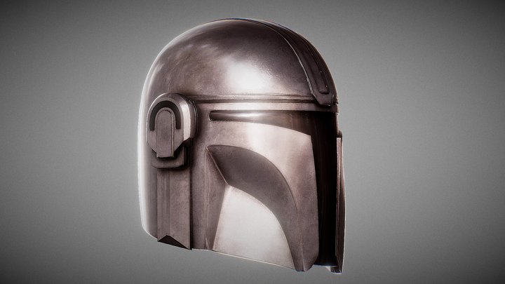 V1.03 Mandalorian Helmet 3D Model