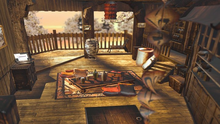 China hotel – Gratis 3D-model STL