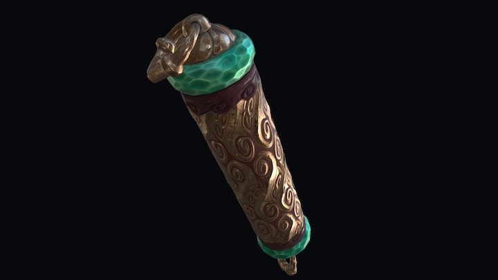 Scroll Casing 3D Model