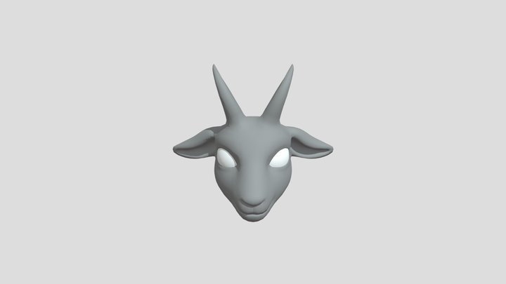 Goat Head 3D Model