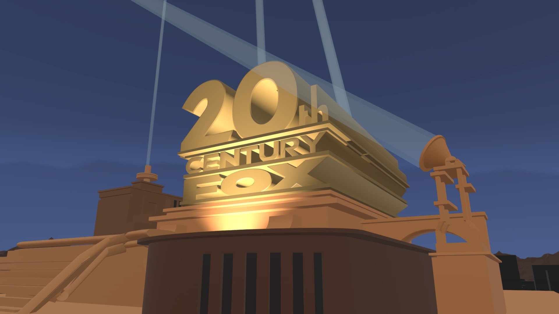 20th Century Fox Logo (1992 Beta Prototype) - Download Free 3D