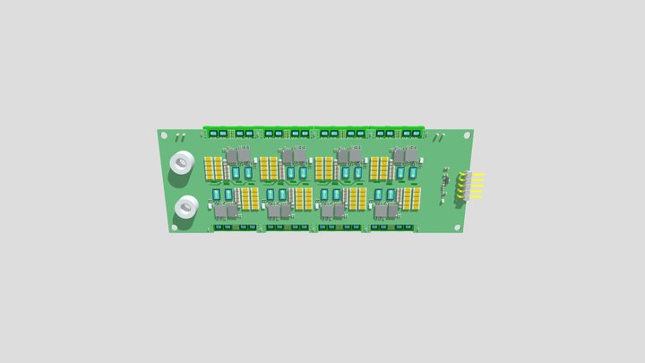 EPC91123 ISOP 800V to 12V DCDC ML converter – Kostenloses 3D-Modell STL