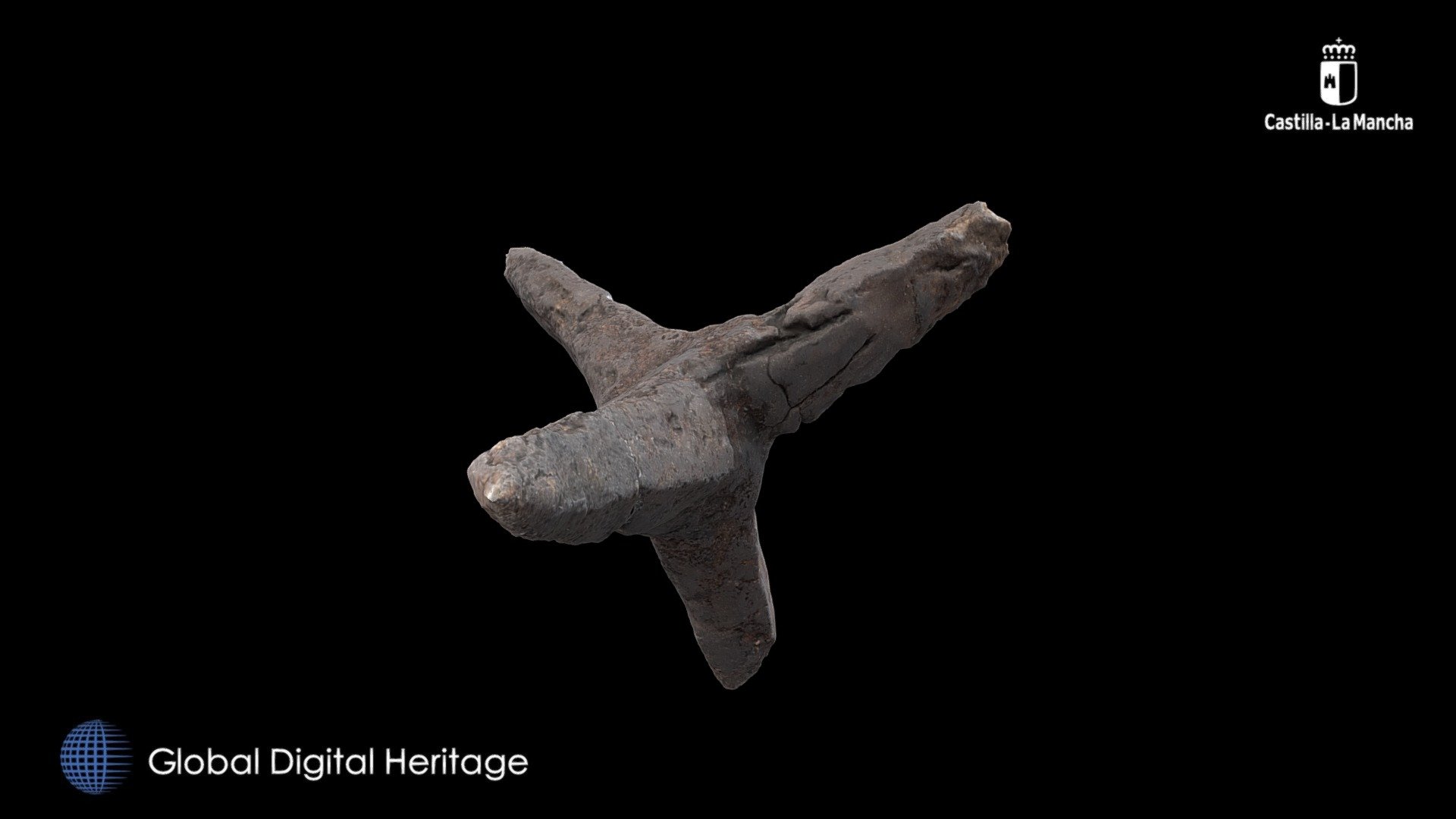 Medieval Iron caltrop, Castilla-La Mancha, Spain