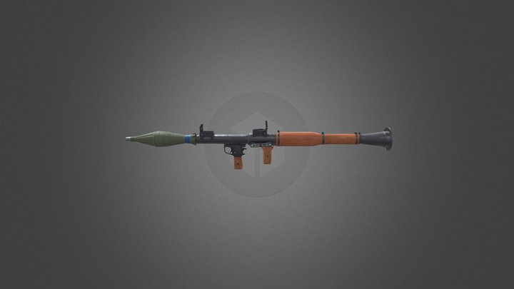 RPG-7 (Rocket Propelled Grenade) 3D Model