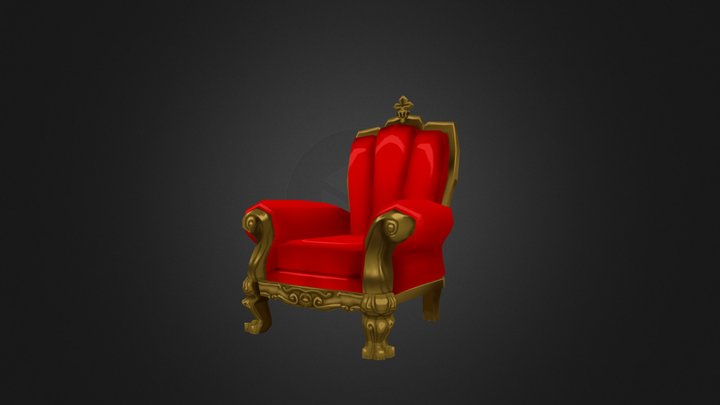 King's Chair 3D Model